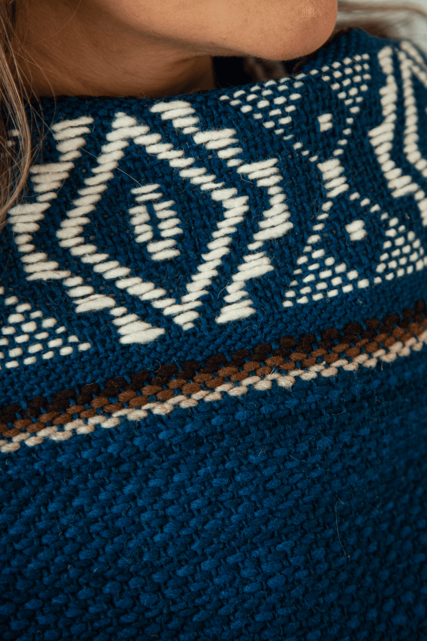 Blue Nomad Poncho