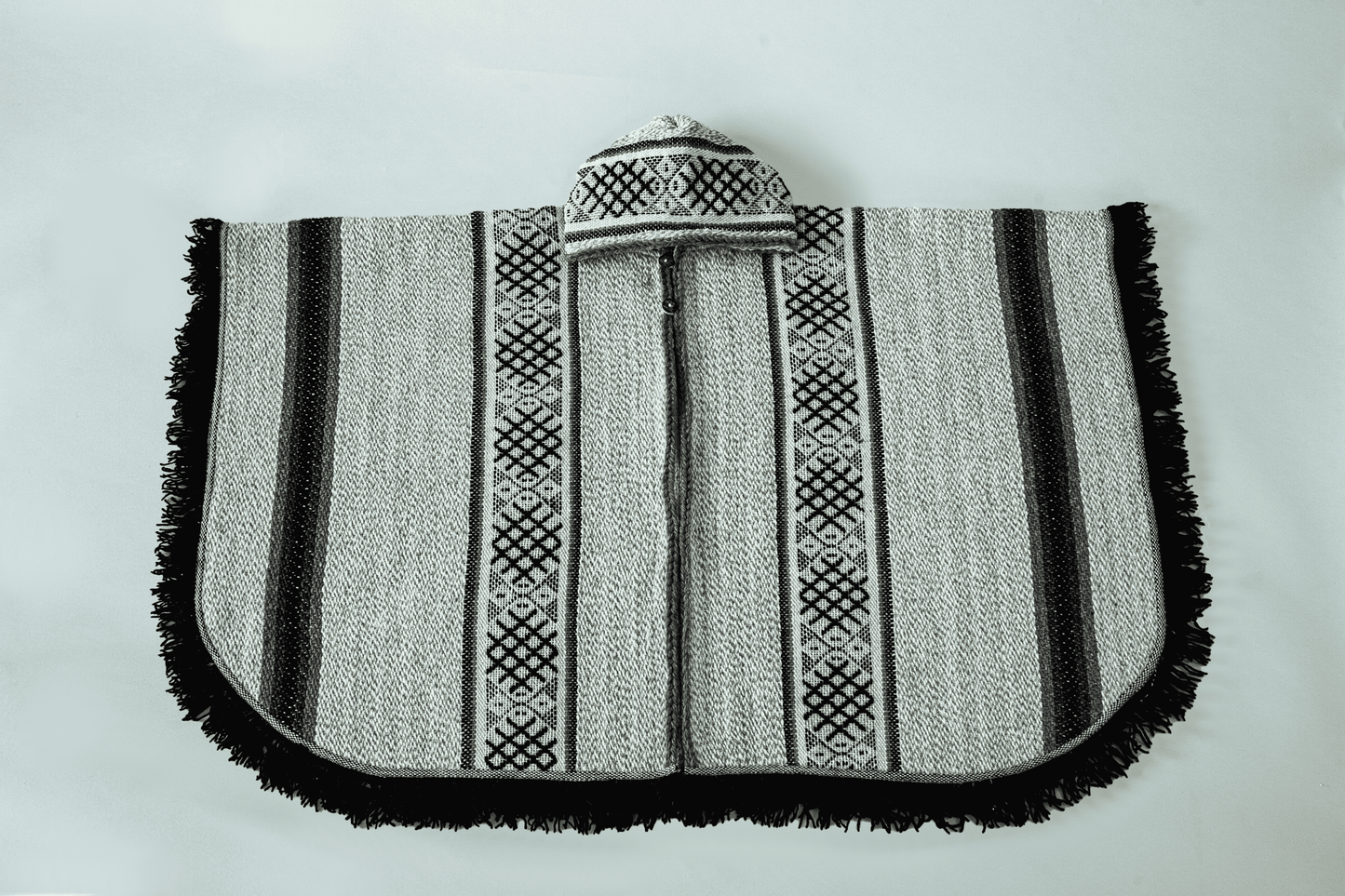White Wayfarer Poncho