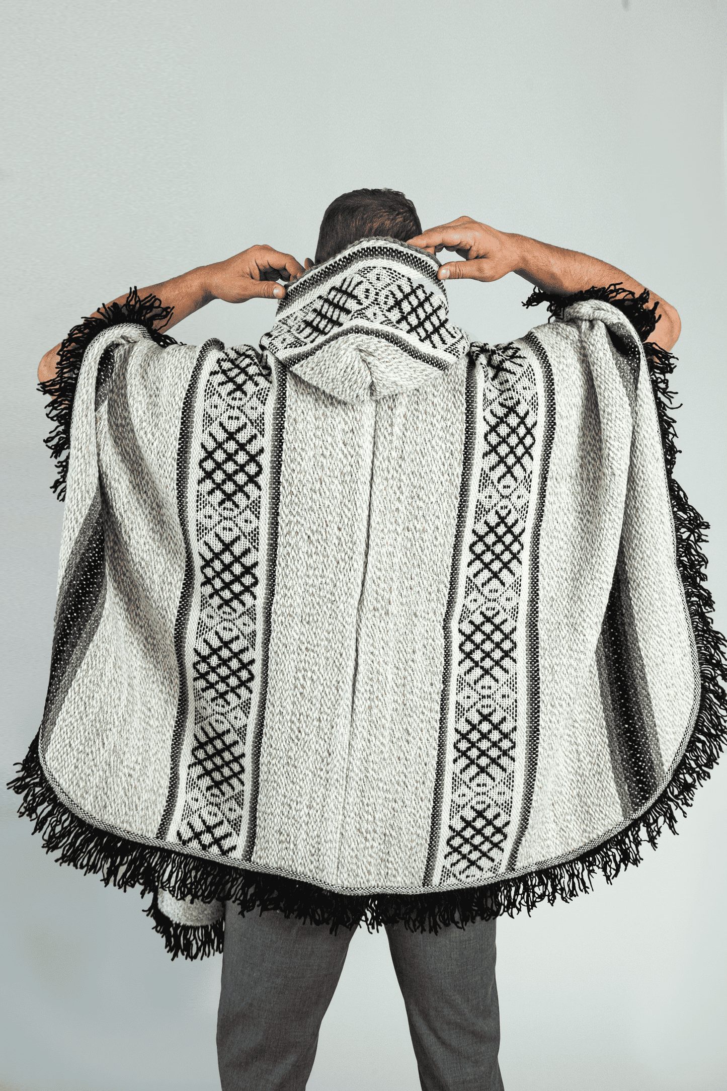 White Wayfarer Poncho