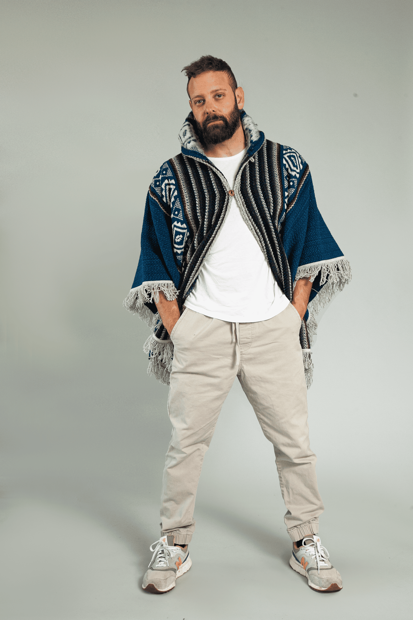 Blue Nomad Poncho