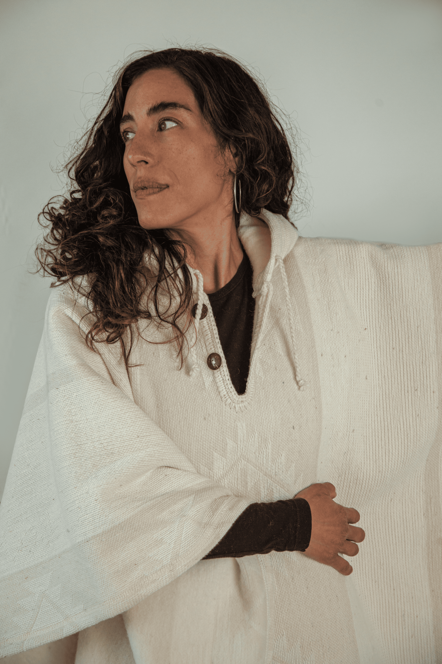 White Rover Poncho