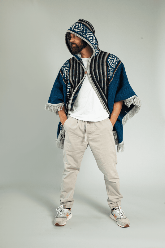 Blue Nomad Poncho